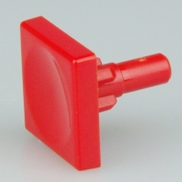 Saia Burgess 18.8mm square red button